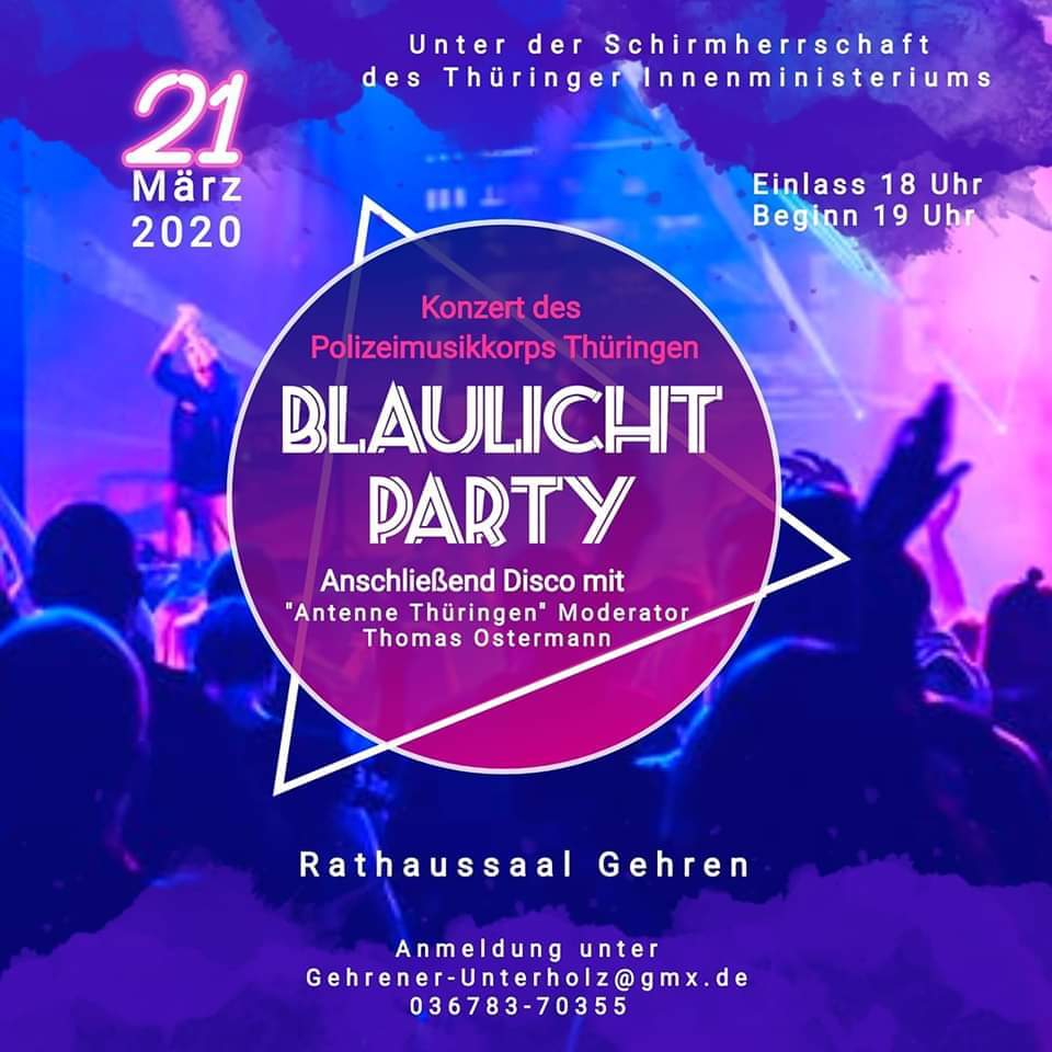 Blaulichtparty